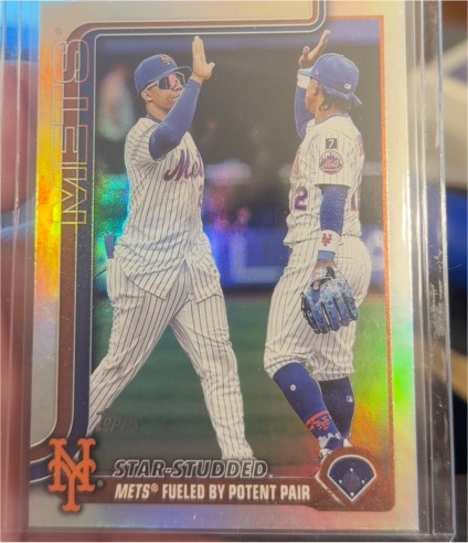 2025 Topps Update #US260 Juan Soto Francisco Lindor Star-Studded New York Mets — front