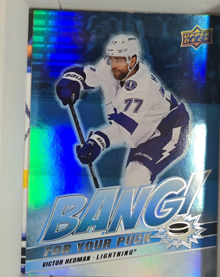 2024-25 Upper Deck Series 2 #BP-5 Victor Hedman Bang For Your Puck — front