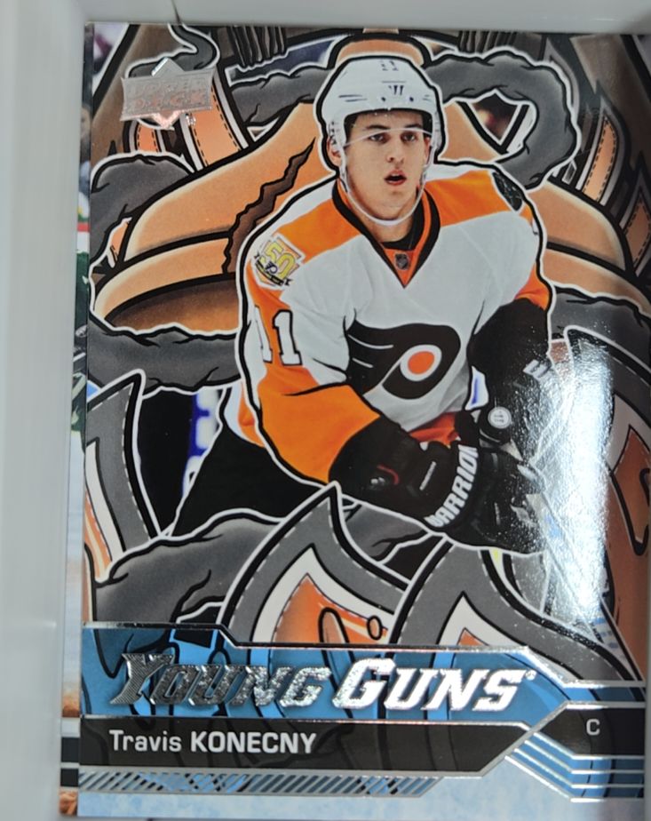 2024-25 Upper Deck Series 2 Young Guns Renewed #217 Travis Konecny — front