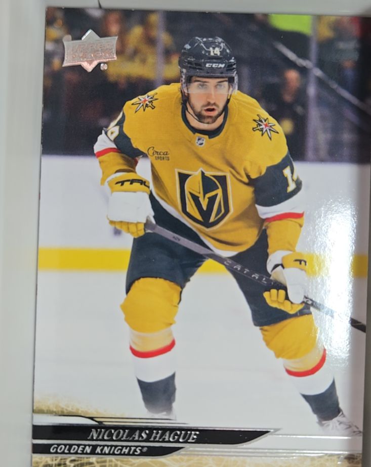 2024-25 Upper Deck #432 Nicolas Hague — front