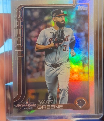 2025 Topps Update #ASG-12 Riley Greene All-Star Game — front