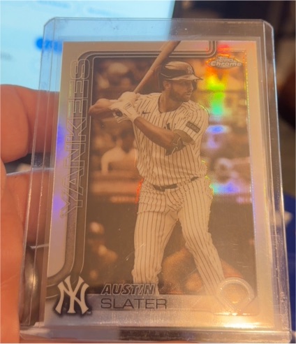 2025 Topps Chrome Update #USC137 Austin Slater — front