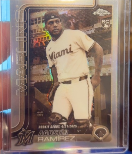 2025 Topps Chrome Update #USC38 Agustin Ramirez — front