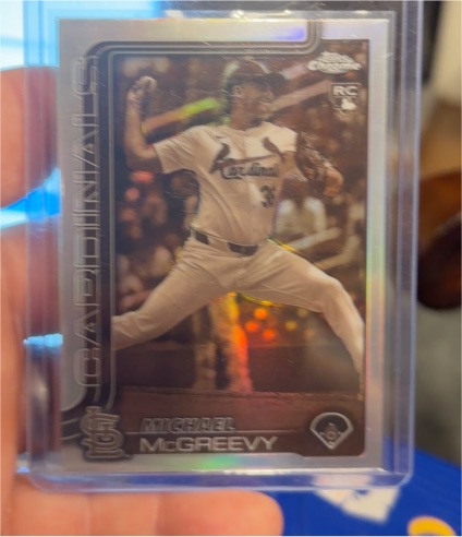 2025 Topps Chrome #29 Michael McGreevy — front