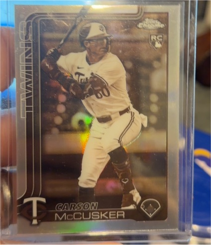 2025 Topps Chrome Update #USC155 Carson McCusker — front