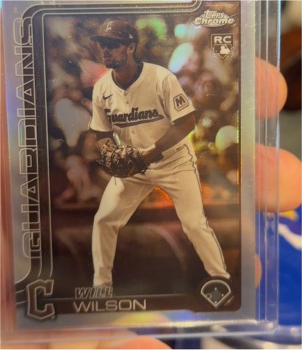 2025 Topps Chrome Update #USC187 Will Wilson — front