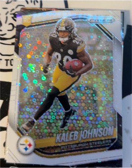 2025 Panini Prizm #375 Kaleb Johnson — front