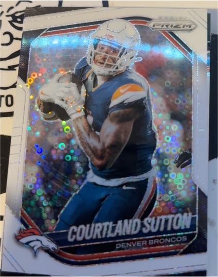 2025 Panini Prizm #163 Courtland Sutton — front