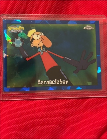 2025 Topps Chrome SpongeBob #7 Barnacleboy — front