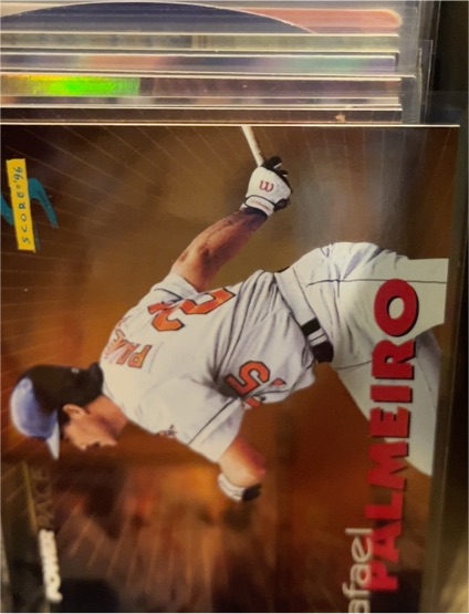 1995 Score #96 Rafael Palmeiro — front