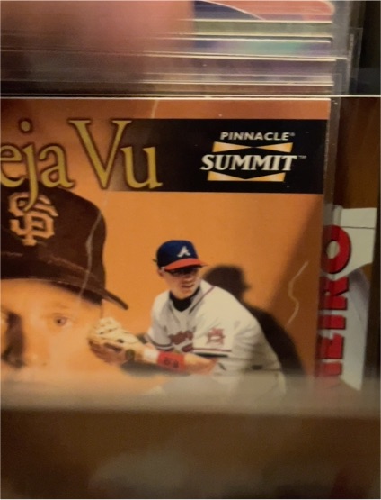 1996 Pinnacle Summit #161 Chipper Jones / Matt Williams Deja Vu — front