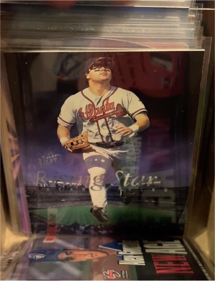 1996 Fleer Ultra Rising Stars #7 Ryan Klesko — front