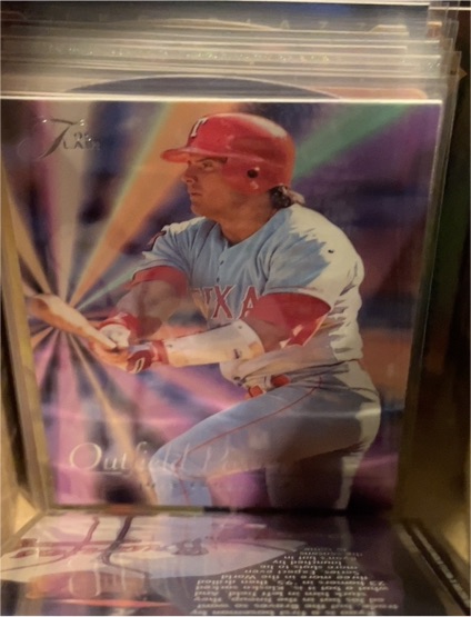 1995 Flair Outfield Power #4 Jose Canseco — front