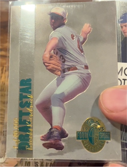 1993 Classic Four Sport Draft Stars #DS56 Brooks Kieschnick — front