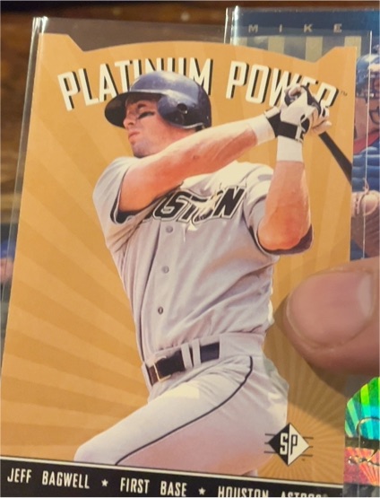 1995 Upper Deck SP Platinum Power #PP1 Jeff Bagwell — front