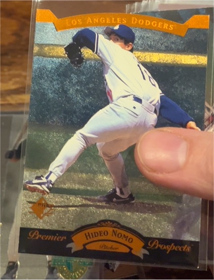 1995 Upper Deck SP Premier Prospects #14 Hideo Nomo — front