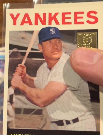 1996 Topps #14 Mickey Mantle Commemorative Reprints Yankees — front