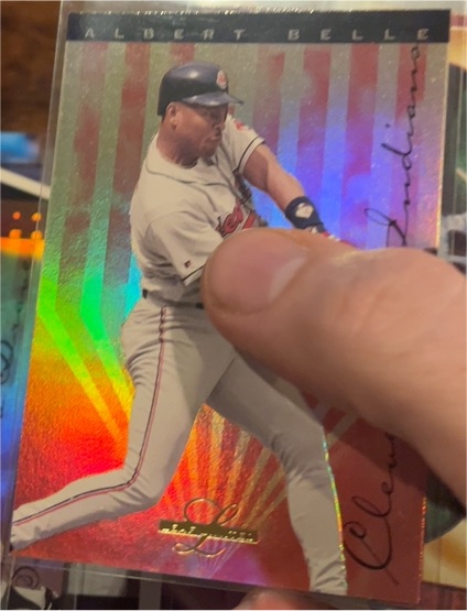 1995 Leaf Limited #5 Albert Belle — front