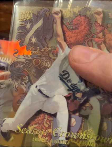 1996 Fleer Ultra Season Crowns #7 Hideo Nomo — front