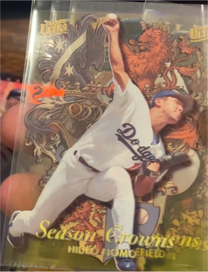 1996 Fleer Ultra Season Crowns #7 Hideo Nomo — front