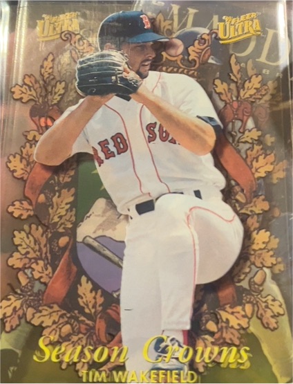 1996 Fleer Ultra #10 Tim Wakefield Season Crowns — front