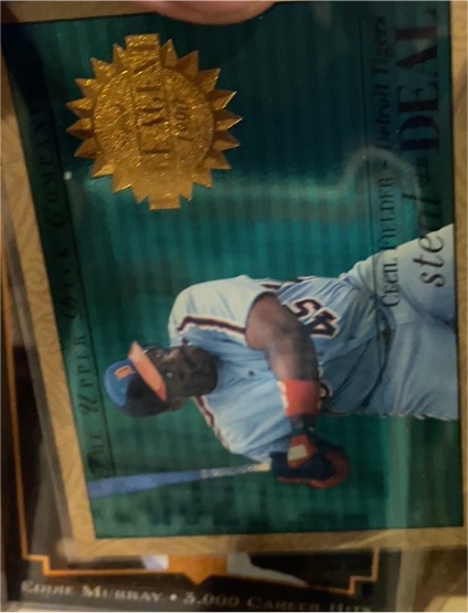 1995 Upper Deck Steal of a Deal #SD12 Cecil Fielder — front