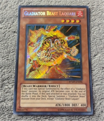 Yu-Gi-Oh! Gladiator Beast Laquari RYMP-EN096 — front