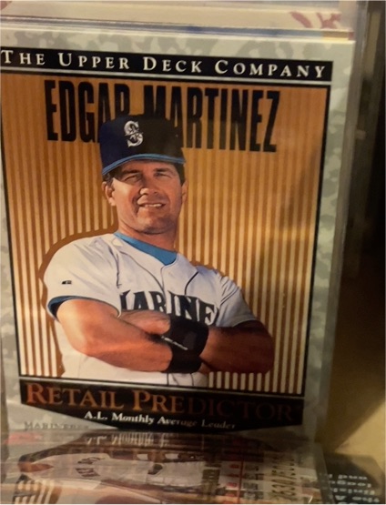 1996 Upper Deck Predictor #R27 Edgar Martinez — front
