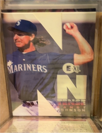 1996 Fleer/Skybox E-Motion XL N-TENSE #6 Randy Johnson — front