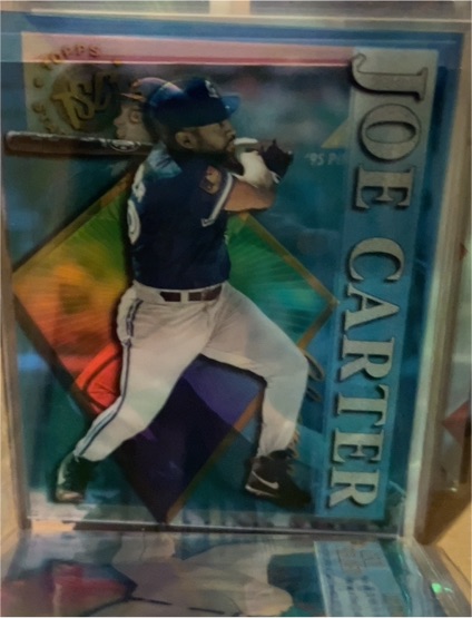 1995 Topps Stadium Club Clear Cut #26 Joe Carter — front