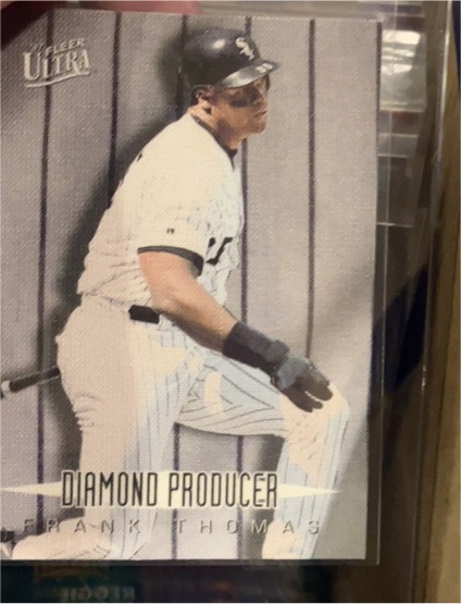 1997 Fleer Ultra #11 Frank Thomas Diamond Producer — front