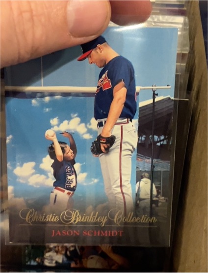 1996 Pinnacle Christie Brinkley Collection #4 Jason Schmidt — front