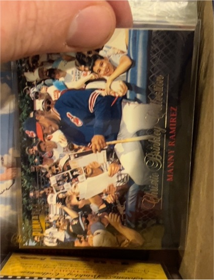 1996 Pinnacle Christie Brinkley Collection #11 Manny Ramirez — front
