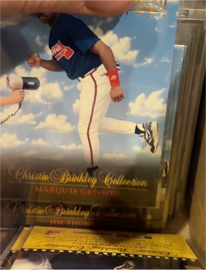 1996 Pinnacle Marquis Grissom #8 Christie Brinkley Collection — front