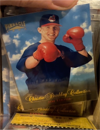 1996 Pinnacle #14 Jim Thome Christie Brinkley Collection — front