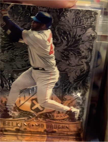 1997 Fleer Ultra RBI King #10 Mo Vaughn — front