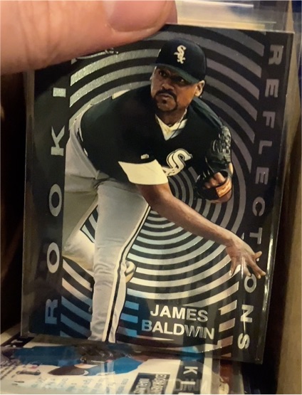 1997 Fleer Ultra Rookie Reflections #1 James Baldwin — front