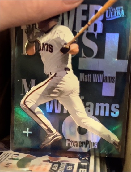 1997 Fleer Ultra Power Plus #12 Matt Williams — front