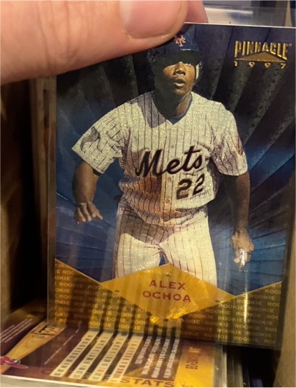 1997 Pinnacle #184 Alex Ochoa — front