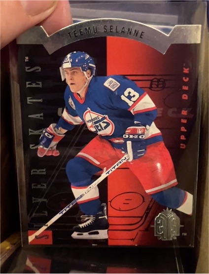 1993-94 Upper Deck #R2 Teemu Selanne Silver Skates — front