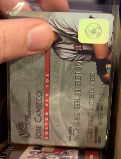 1995 Donruss Studio #9 Jose Canseco — front