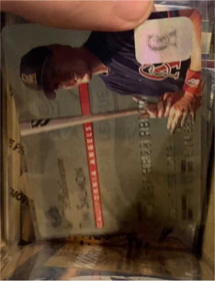 1996 Fleer #5 Garrett Anderson — front