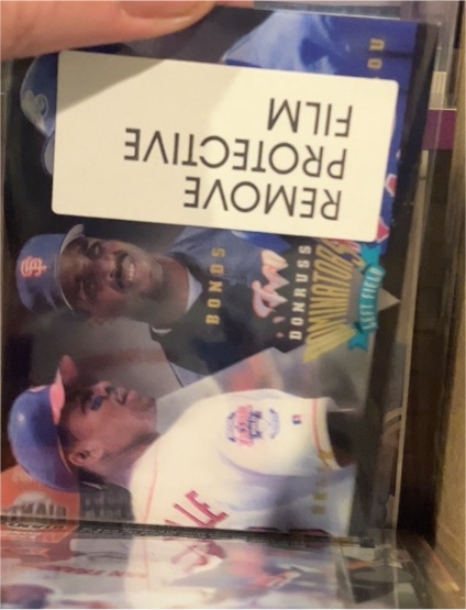 1995 Donruss Dominators #7 Albert Belle / Barry Bonds / Moises Alou — front