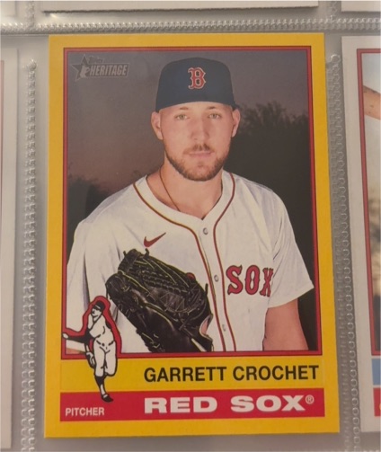 2025 Topps Heritage #267 Garrett Crochet — front