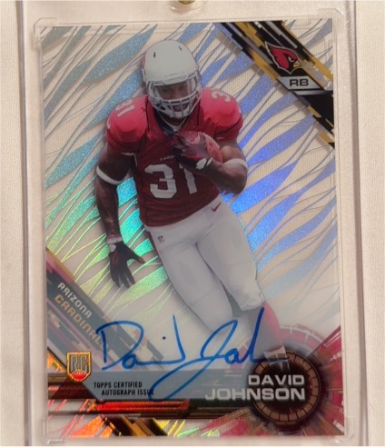 2015 Topps High Tek #57 David Johnson — front