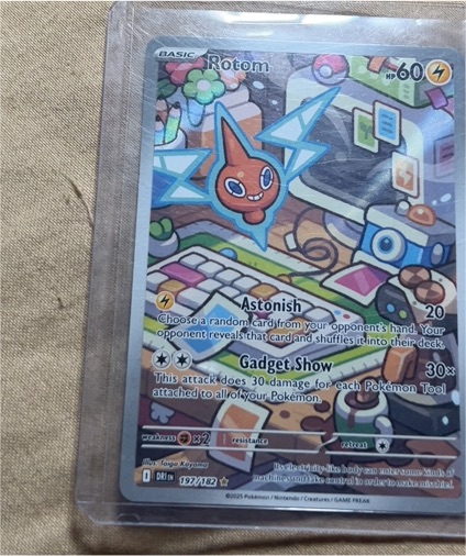 2025 Pokemon TCG SV10: Destined Rivals #197/182 Rotom — front