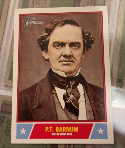 2025 Topps Heritage Notable Americans #NS-90 P.T. Barnum — front