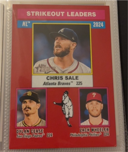2024 Topps Heritage #203 Chris Sale — front