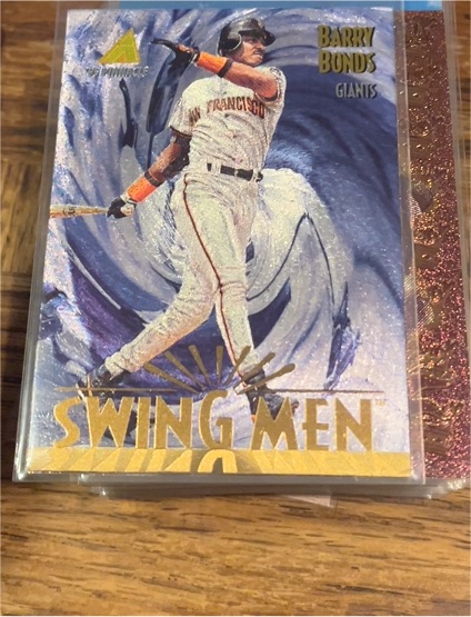 1995 Pinnacle Swing Men #290 Barry Bonds — front