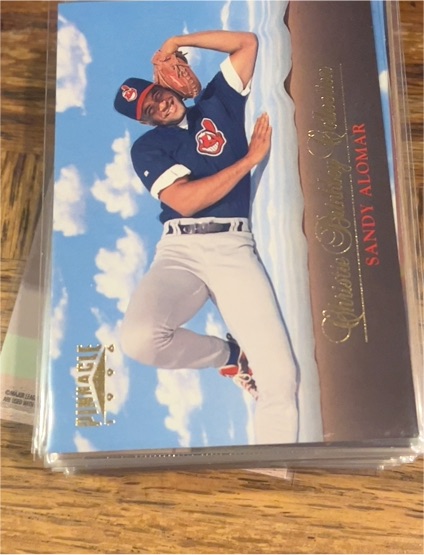 1996 Pinnacle Christie Brinkley Collection #13 Sandy Alomar Jr. — front